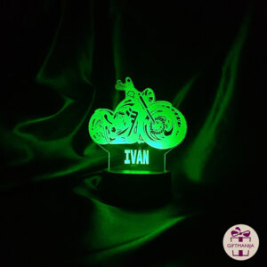 motor; lampe s imenom; unikatni pokloni; lampe u boji; gravirane lampe; pokloni; noćna led lampa; personalizirana led lampa; giftmanija; 3d lampa; personalizirani pokloni;