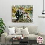 poklon; giftmanija; personalizirani pokloni; unikatni pokloni; pokloni; slika; slike na platnu; portreti; obrada fotografija; mozaik; slike s vjenčanja; fotografije vjenčanja; mladenci; vjenčanja; poklon za parove; pokloni za mladence; slike po narudžbi; poklon za godišnjicu;
