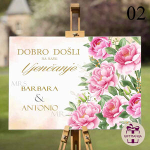 giftmanija; dekoracije za svadbe; dekorativne ploče za svadbe; natpisi za vjenčanja; ploče za vjenčanja; ploče dobrodošli; natpis dobro došli; jeftine ploče za vjenčanja; jeftine dekoracije za vjenčanja; jeftine svadbene dekoracije; svadbene dekoracije; personalizirane ploče; personalizirano; vjenčanja: svadbe;