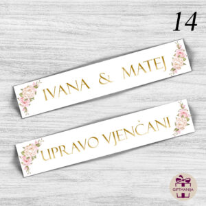 autotablice; svadbene autotablice; svadbene dekoracije; dekoracije za vjenčanja; poklon za šofera; giftmanija; personalizirane tablice; vjenčanja; svadbe; dekoracije za vjenčanja; auto; tablice; svadbena dekoracija za auto; svadbene tablice za barjaktare; barjaktari; auto tablice;
