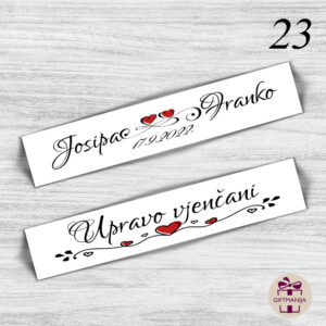 autotablice; svadbene autotablice; svadbene dekoracije; dekoracije za vjenčanja; poklon za šofera; giftmanija; personalizirane tablice; vjenčanja; svadbe; dekoracije za vjenčanja; auto; tablice; svadbena dekoracija za auto; svadbene tablice za barjaktare; barjaktari; auto tablice;
