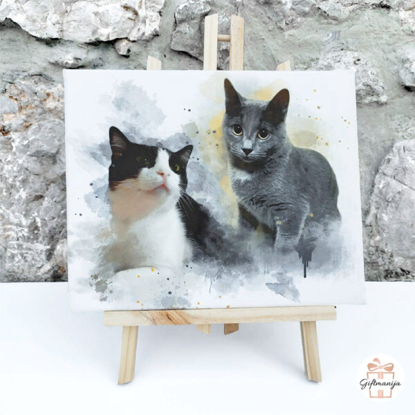 poklon; giftmanija; personalizirani pokloni; unikatni pokloni; pokloni; slika; slike na platnu; portreti; obrada fotografija; portret ljubimaca; portreti; ljubimci; psi; mačke; pokloni za ljubitelje životinja; slike ljubimaca; kućni ljubimci;