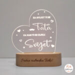 3d lampa; personalizirani pokloni; lampe s imenom; unikatni pokloni; lampe u boji; gravirane lampe; pokloni; noćna led lampa; personalizirana led lampa; giftmanija; poklon za tatu; poklon za dan očeva; poklon tati za rođendan; najbolji tata; tata;