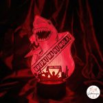 Navijačka lampa HNK Rijeka crveno osvjetljenje